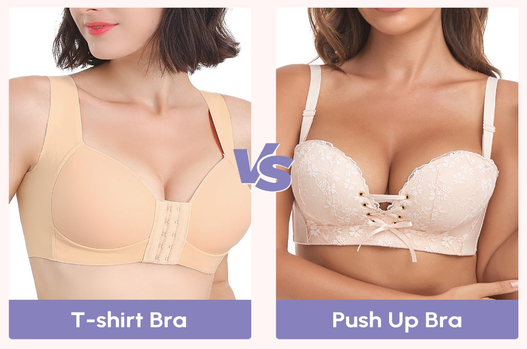 T-Shirt Bras Vs. Push-Up Bras,Which One Adapts You?