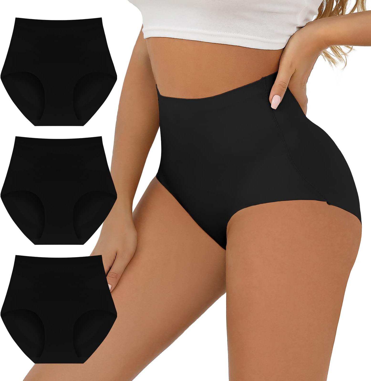 FallSweet Black / S Seamless Tummy Control High Waisted Underwear