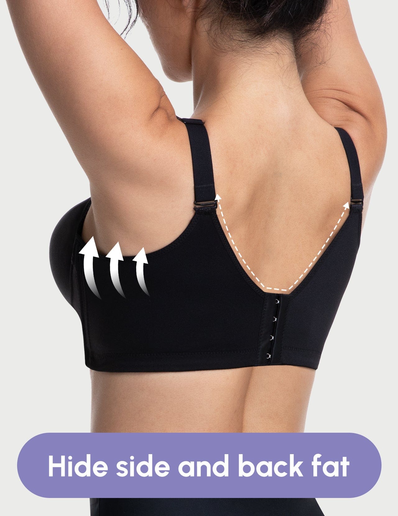 FallSweet Bra Push up Bras FallSweet Wireless Add 2 Cups Padded Plunge Bras Back Smoothing Push Up Brasieres