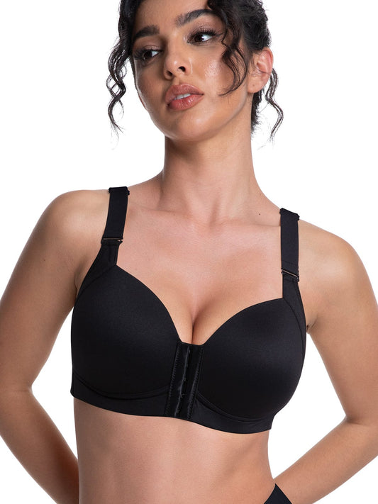 FallSweet Bra Wireless Bras Front Closure Wireless Bras for Women Hide Back Fat Smooth T Shirt Bra