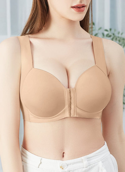 FallSweet Bra Wireless Bras Post-Surgery Front Closure T-Shirt Bra