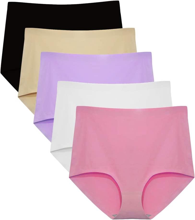 FallSweet color 2 (5 pack) / S Women No Show High Waist Underwear