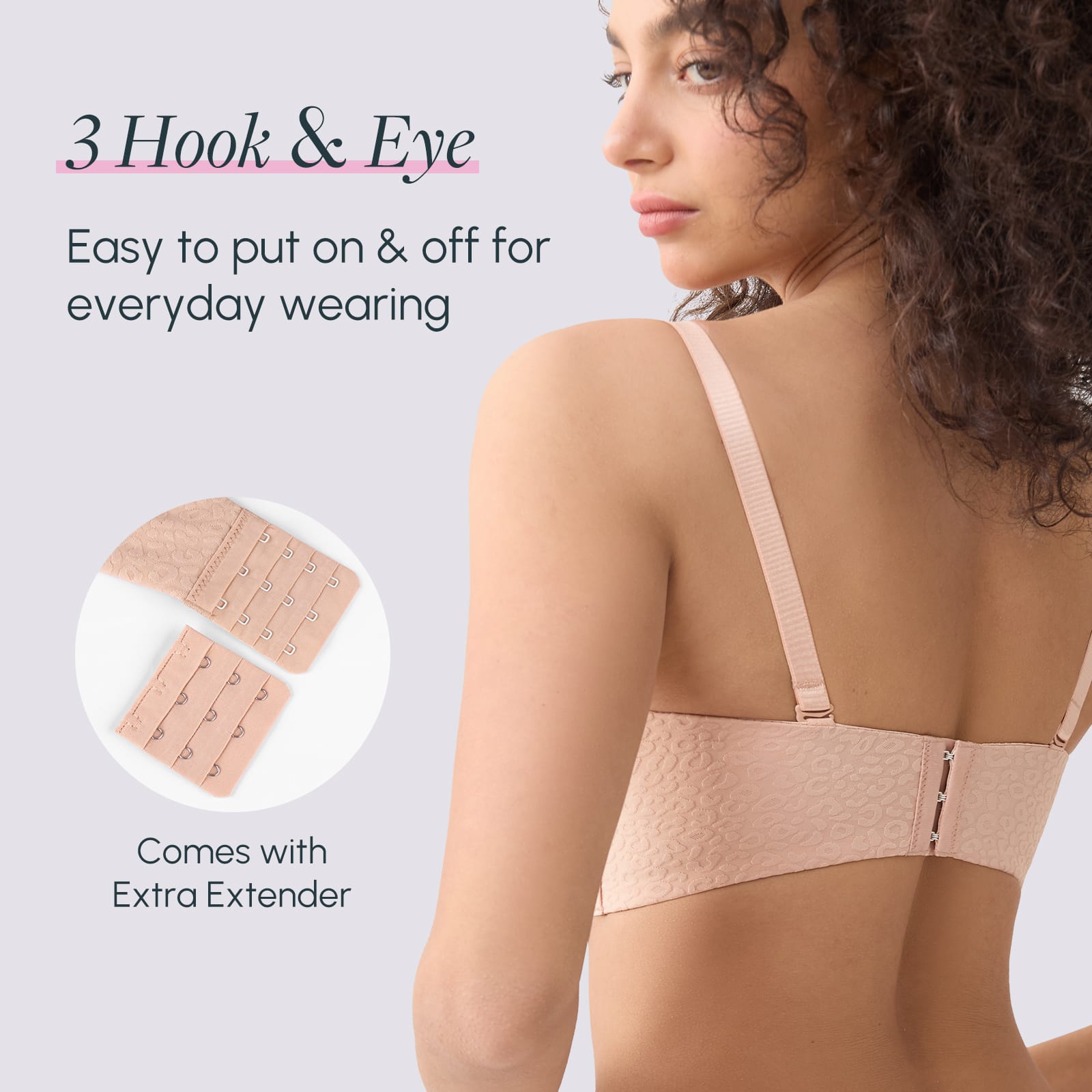 FallSweet FallSweet Add Two Cups Wireless Bras Brassiere for Women Push Up Padded Comfort Womenswear(676)