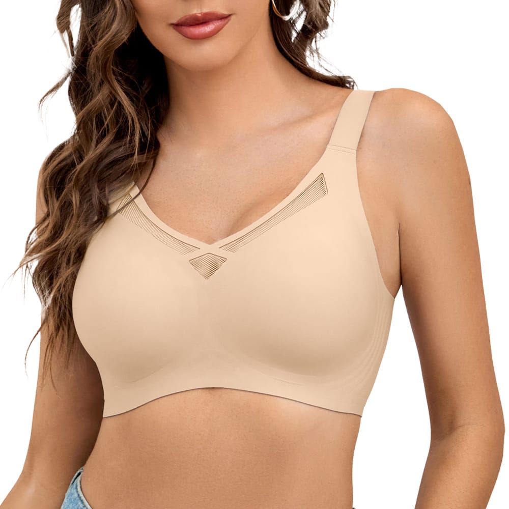 FallSweet FallSweet Women Seamless Wire Free Push Up Bra