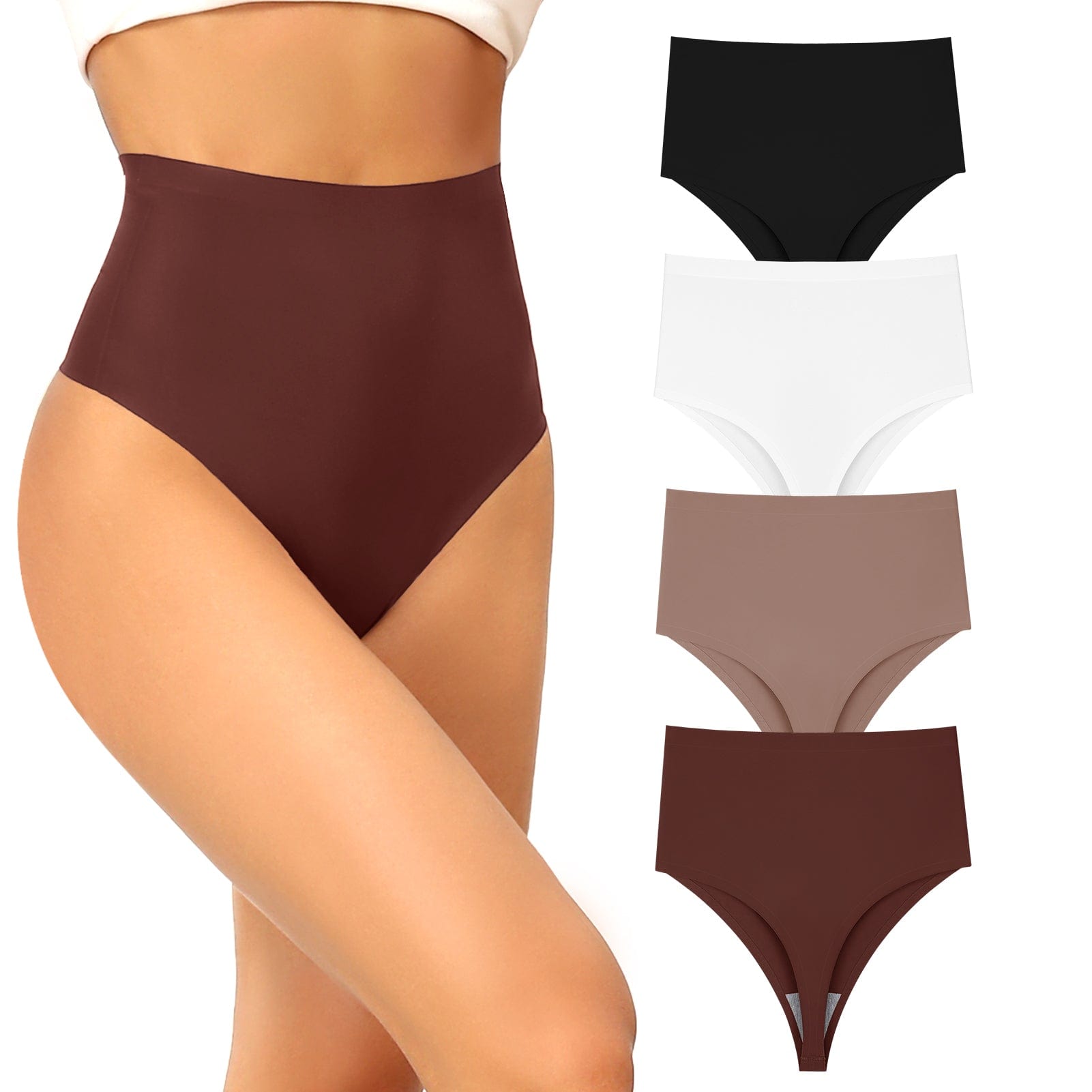 FallSweet Mix3 / Small No Show High Waist Thong Underwear