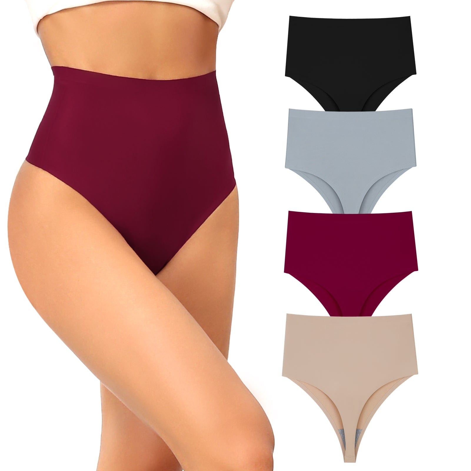 FallSweet No Show High Waist Thong Underwear