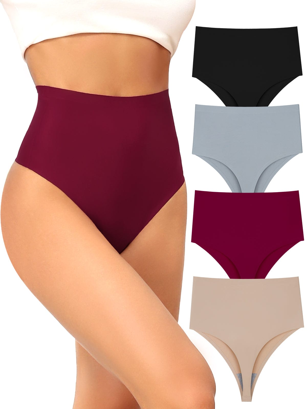 FallSweet No Show High Waist Thong Underwear