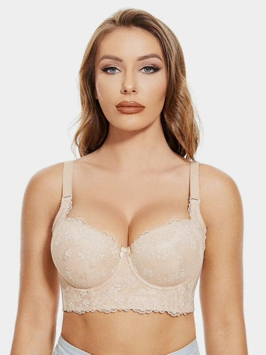 FallSweet push up bras "Add One Cup" Push Up Bra Underwire Corset Top Bustier