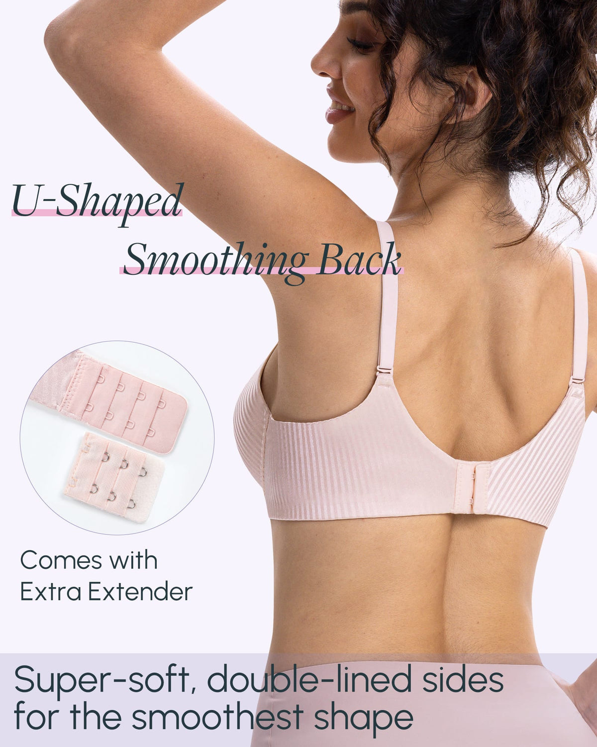 FallSweet Push up Bras Fallsweet Lightly Lined Underwire Full Coverage Bra Everyday T-Shirt Bra