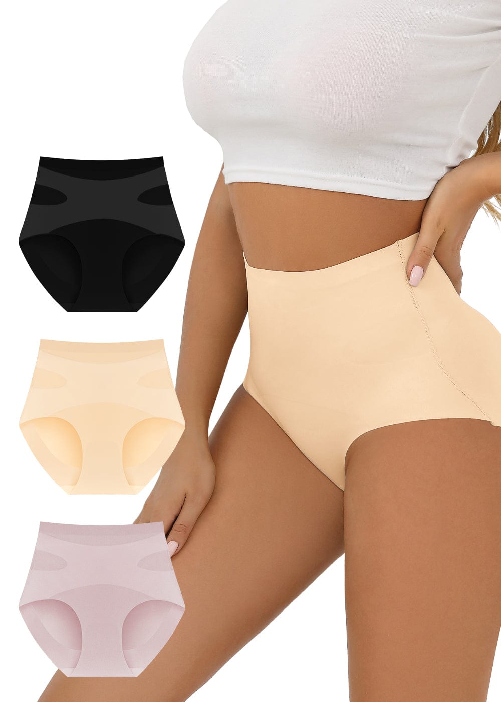 FallSweet Seamless Tummy Control High Waisted Underwear