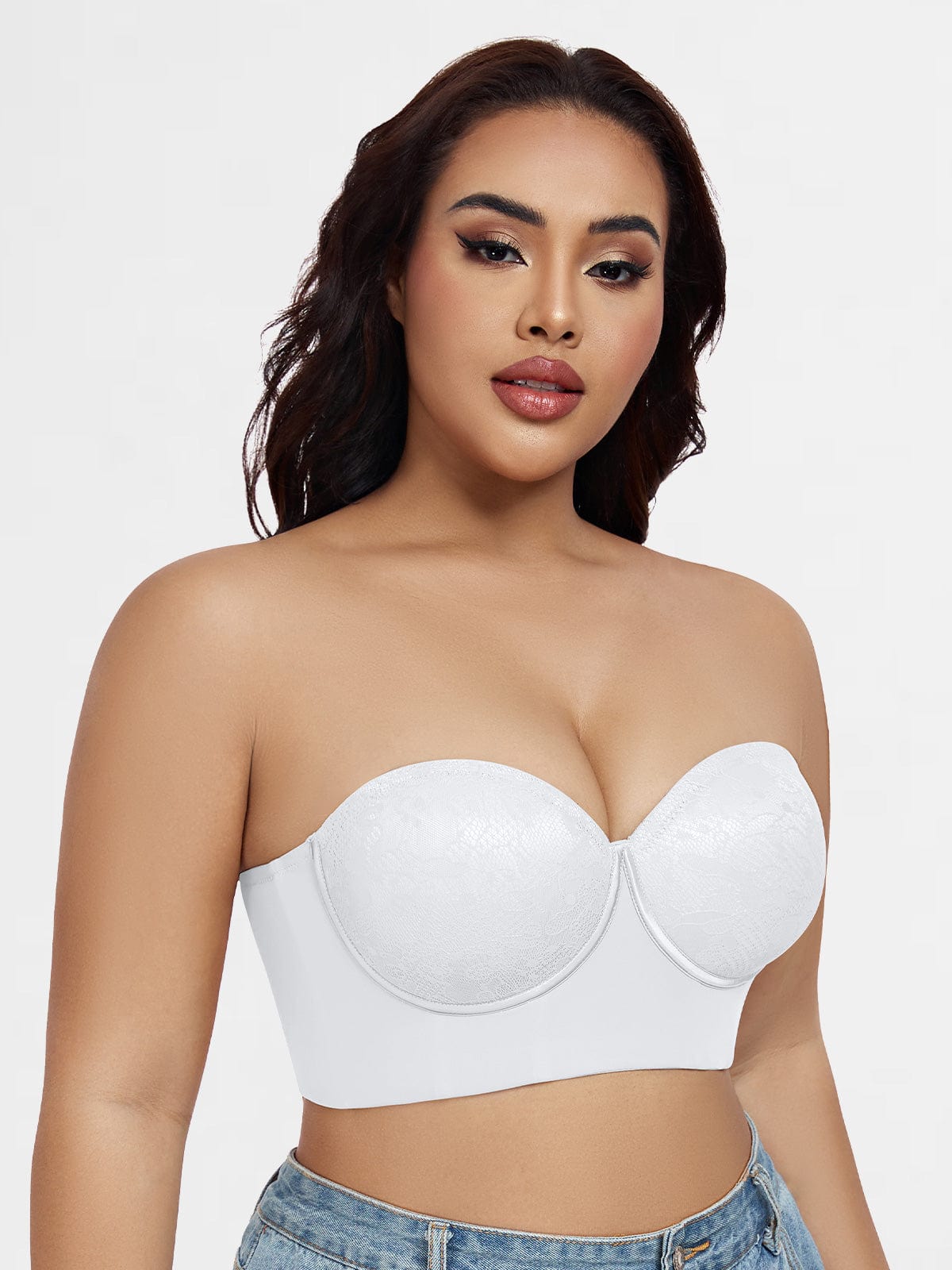 Strapless Longline Bustier Bra Strapless Longline Bustier Bra