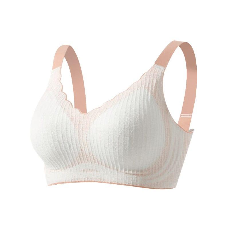 FallSweet White / M FallSweet Sexy Plus Size Lace Seamless Bra