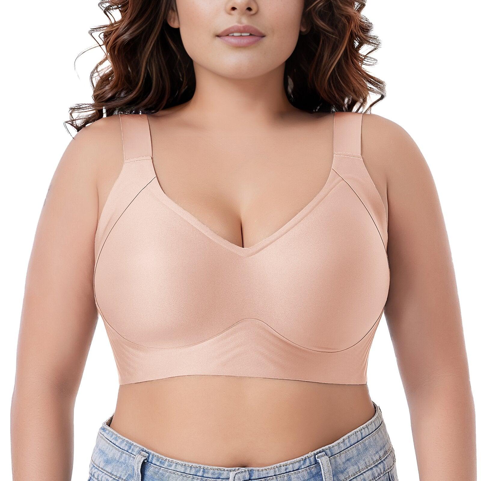 FallSweet Wireless Bras beige / S "Feel like not wearing one" Seamless Full Coverage Padded Wireless Bra