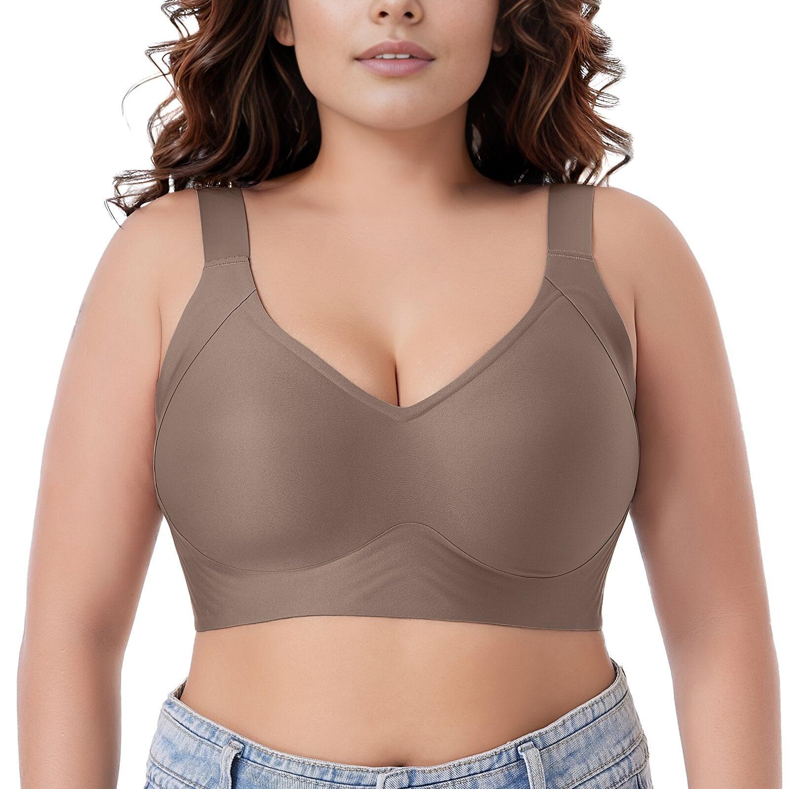 FallSweet Wireless Bras cocoa / S "Feel like not wearing one" Seamless Full Coverage Padded Wireless Bra