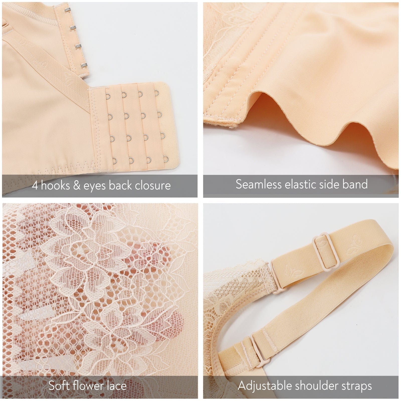 Details of FallSweet Redefines Comfort Push Up Underwire Lace bra