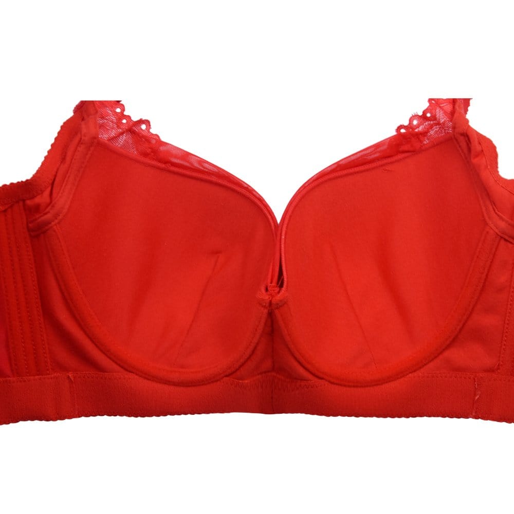 FallSweet Red The U-shaped back Underwire Lace Bra