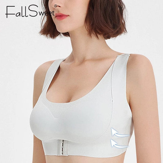 side of FallSweet "The V-shaped back" Front Closure Bra