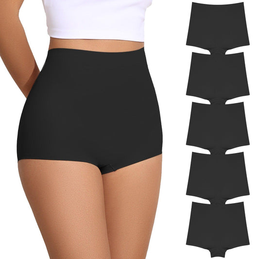 FallSweet 5 Black / S Seamless Boy Shorts Underwear for Women