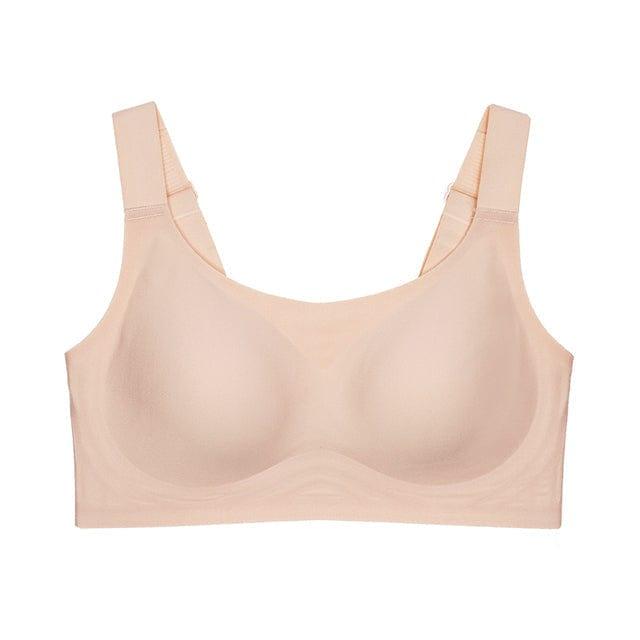 FallSweet Beige / M "Full Coverage" Stretch Gel Bra