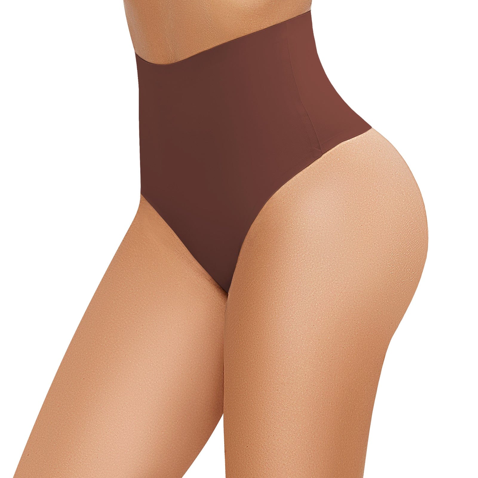 FallSweet Ultra High Waisted Thong No Show Underwear Mix3 4 Pack